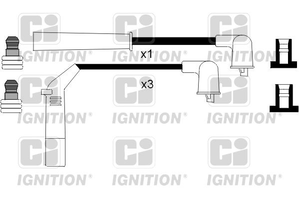 QUINTON HAZELL Комплект проводов зажигания XC957
